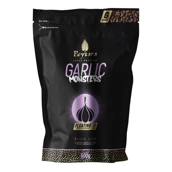 Imagem de Racao poytara black line garlic monster floating g 600g(bag)