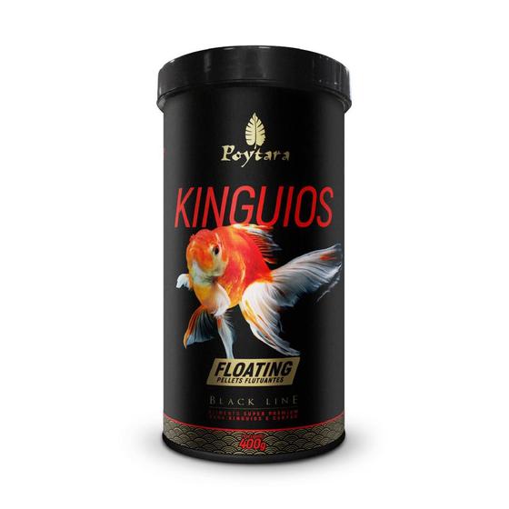 Imagem de Racao poytara  black line kinguio floating 400g