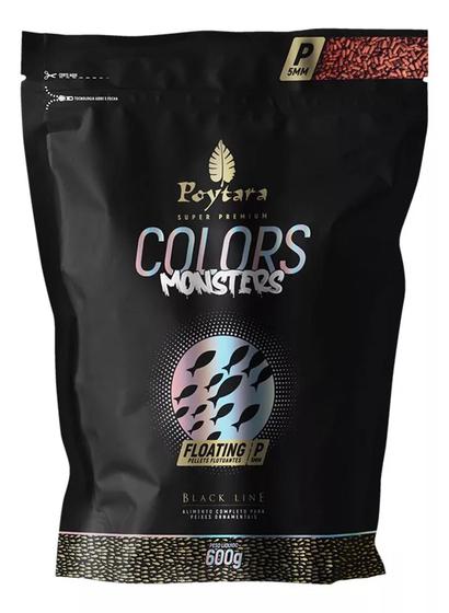 Imagem de Ração Poytara Colors Monsters P Floating 600g