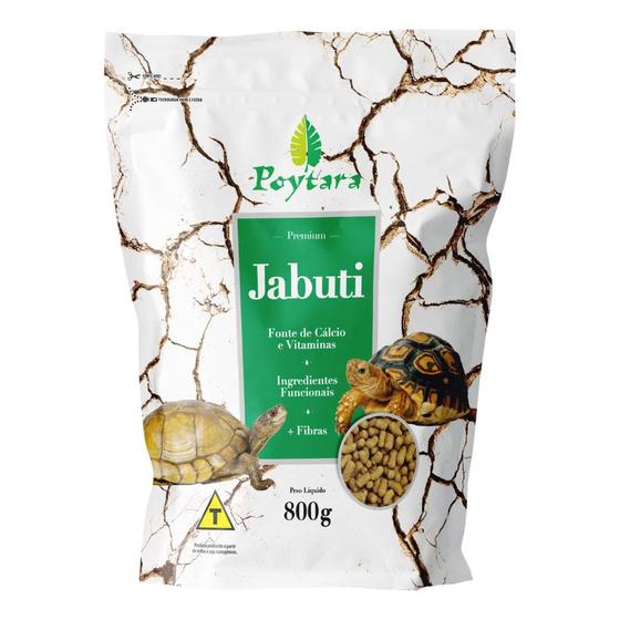 Imagem de Racao poytara  jabuti 800g (bag)