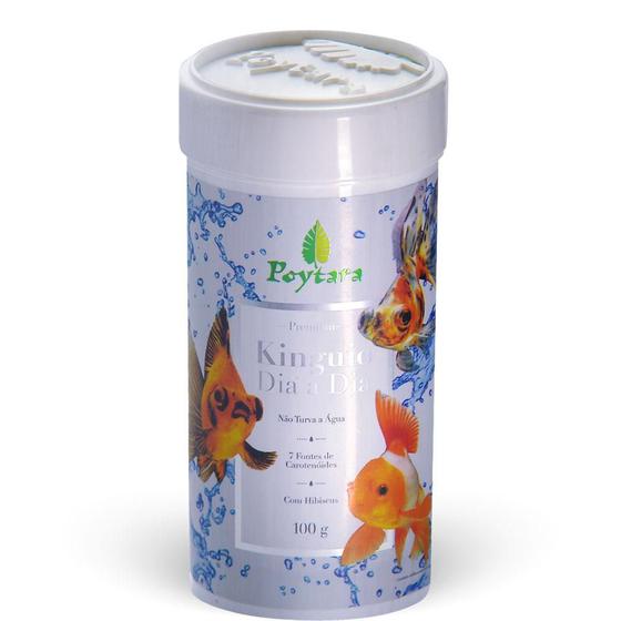 Ração Poytara Kinguio Dia A Dia 100g Menor preço em Ração Poytara Kinguio Dia A Dia 100g
