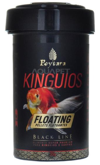 Imagem de Ração Poytara Para Peixes Kinguios Floating Black Line 35g