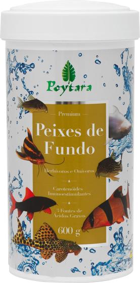 Imagem de Racao poytara peixes de fundo 600g