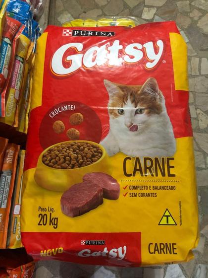 Imagem de Ração pra gato Gatsy 20kg carne  - Purina
