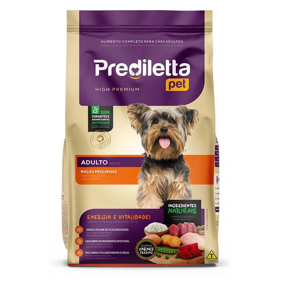 Ração Prediletta Pet Alimento para Cachorro Adultos de Pequeno Porte Menor preço em Ração Prediletta Pet Alimento para Cachorro Adultos de Pequeno Porte
