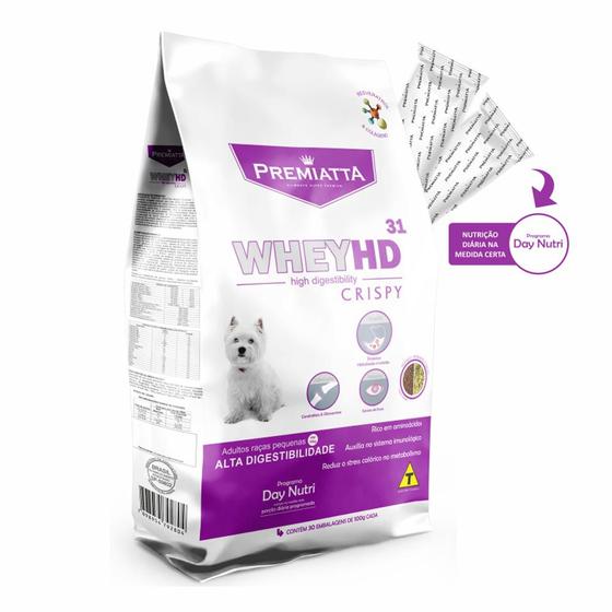 Ração Premiatta Cães Whey HD Crispy - 6kg Menor preço em Ração Premiatta Cães Whey HD Crispy - 6kg