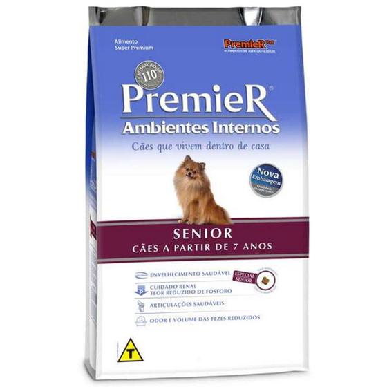 Imagem de Ração Premier Ambientes Internos Senior 12 Kg - PremieR Pet