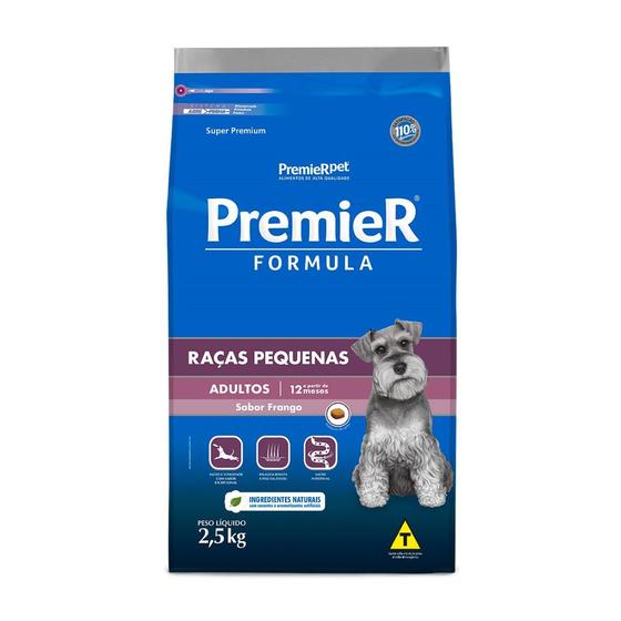 Imagem de Ração Premier Fórmula Cães Adultos Pequeno 2,5 Kg