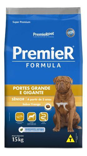 Imagem de Ração Premier Fórmula Cães Senior Gra/gig Frango 15kg