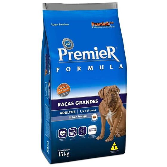 Ração Premier Fórmula Para Cães Adultos Raças Grandes e Gigantes Sabor Frango - Premier pet é ruim? Ração Premier Fórmula Para Cães Adultos Raças Grandes e Gigantes Sabor Frango - Premier pet é boa?