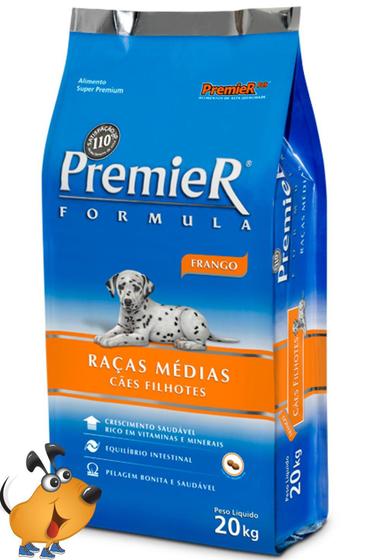 Imagem de Ração Premier Formula Raças Médias Filhotes 20 kg - PremieR Pet