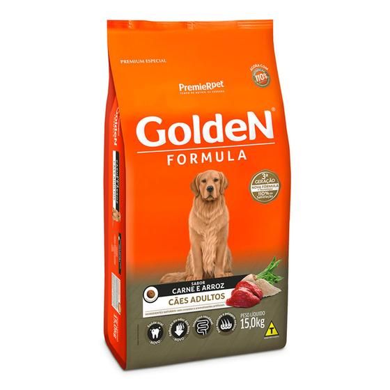 Imagem de Ração Premier Golden Formula Carne E Arroz Para Cães Adultos - 15 Kg