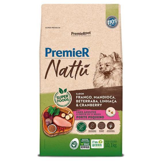 Imagem de Ração Premier Nattu Cães Adultos P Frango Mandioca 10,1Kg