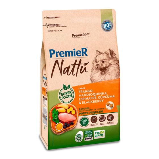 Imagem de Ração Premier Nattu Cães Adultos Porte Pequeno Mandioquinha 10,1kg