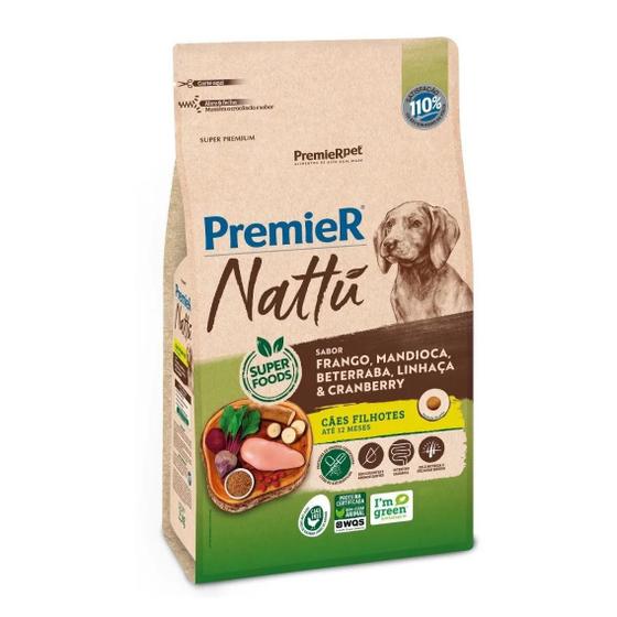 Ração Premier Nattu Cães Filhotes Frango E Mandioca - 10,1kg é ruim? Ração Premier Nattu Cães Filhotes Frango E Mandioca - 10,1kg é boa?