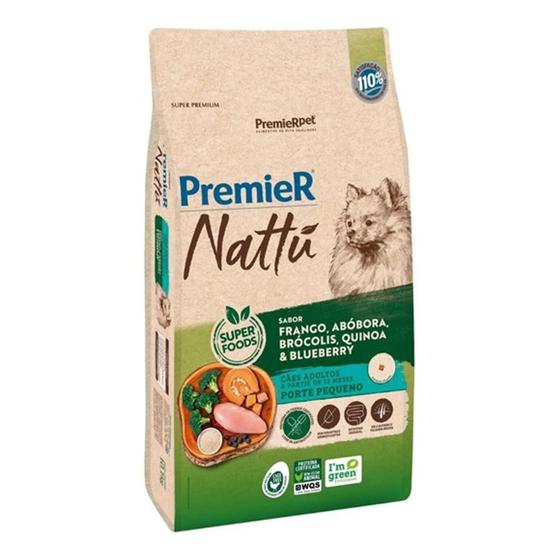 Ração Premier Nattu para Cães Adultos de Porte Pequeno Sabor Abóbora 10,1 Kg é boa?