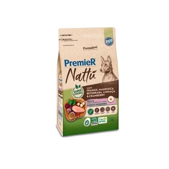 Ração Premier Nattu para Cães Sênior de Porte Pequeno Sabor Mandioca é ruim? Ração Premier Nattu para Cães Sênior de Porte Pequeno Sabor Mandioca é boa?
