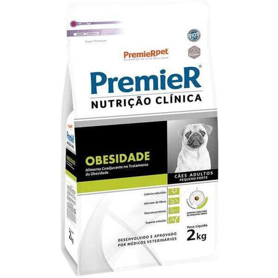 Imagem de Ração Premier Nutrição Clinica Cães Obesidade Pequeno Porte - 2 Kg - Premier Pet