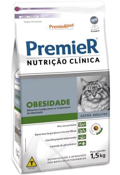 Imagem de Ração PremieR Nutrição Clínica Gatos Obesidade 1,5Kg