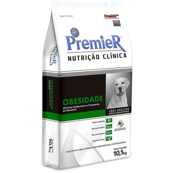 Imagem de Ração Premier Nutrição Clínica Obesidade Para Cães Adultos de Raças Médias e Grandes 10 Kg