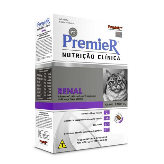 Imagem de Ração Premier Nutrição Clínica Renal para Gatos Adultos 1,5kg