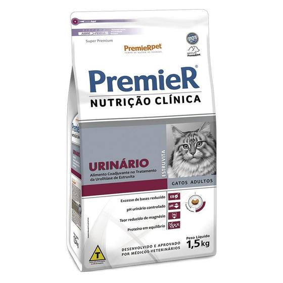 Imagem de Ração Premier Nutrição Clínica Urinário para Gatos - 1,5 Kg