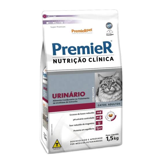 Imagem de Ração Premier Nutrição Clínica Urinário Para Gatos Adultos 1,5kg