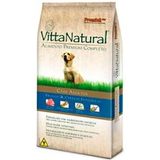 Imagem de Ração Premier Pet Vitta Natural Sabor Frango e Cereais para Cães Adultos