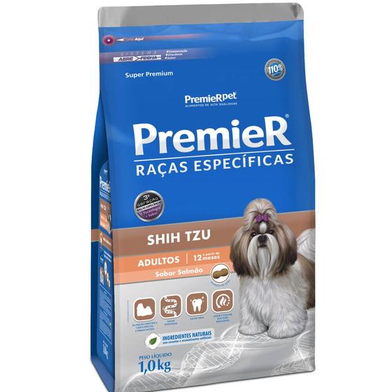 Imagem de Ração Premier Raças Específicas Para Cães Shih Tzu Adultos Sabor Salmão 1 Kg