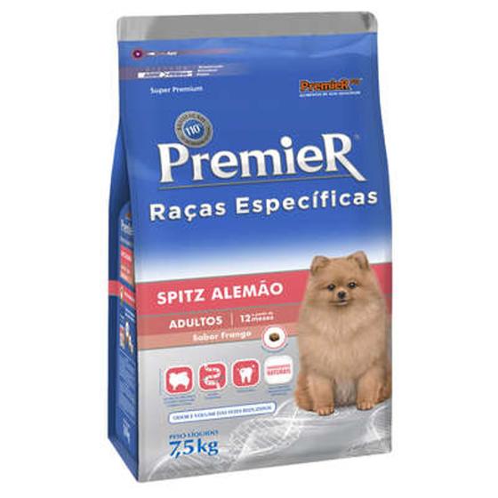 Ração Premier Raças Específicas Spitz Alemão Para Cães Adultos 7,5kg ...