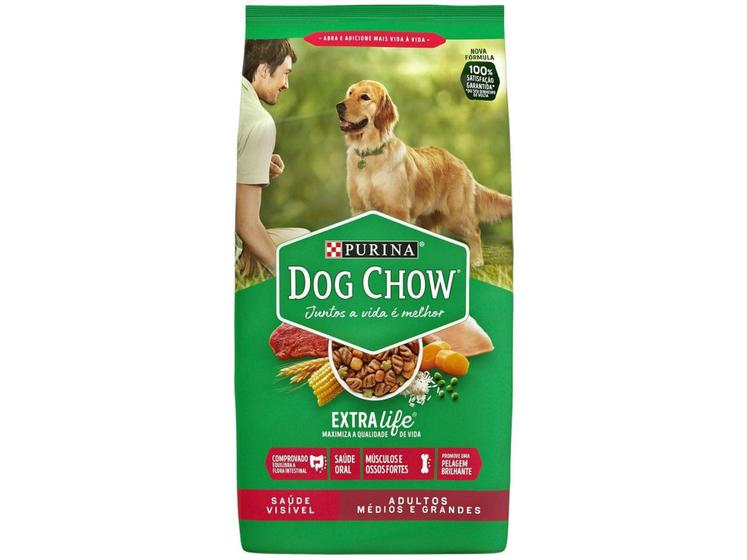 Imagem de Ração Premium para Cachorro Dog Chow - ExtraLife Adulto 1kg