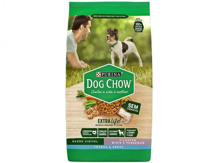 Imagem de Ração Premium para Cachorro Dog Chow ExtraLife - Filhote Minis e Pequenos Frango e Arroz 1kg