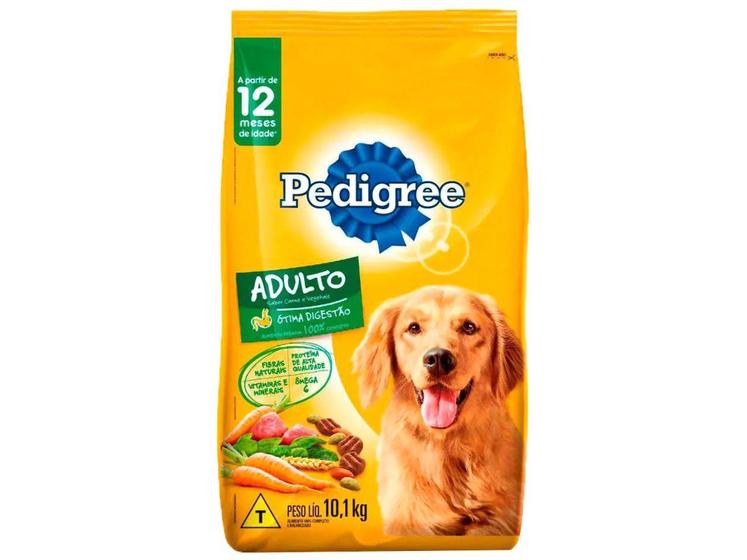 Imagem de Ração Premium para Cachorro Pedigree  - Carne e Vegetais Adulto 10,1kg