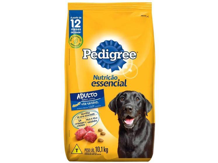 Imagem de Ração Premium para Cachorro Pedigree  - Nutrição Essencial Carne Adulto 10,1kg