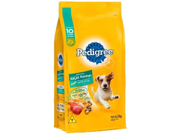 Imagem de Ração Premium para Cachorro Pedigree  - Raças Pequenas Adulto 3kg
