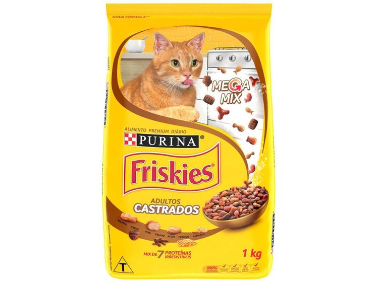 Ração Premium para Gato Castrado Friskies - Megamix Adulto 1kg é ruim? Ração Premium para Gato Castrado Friskies - Megamix Adulto 1kg é boa?