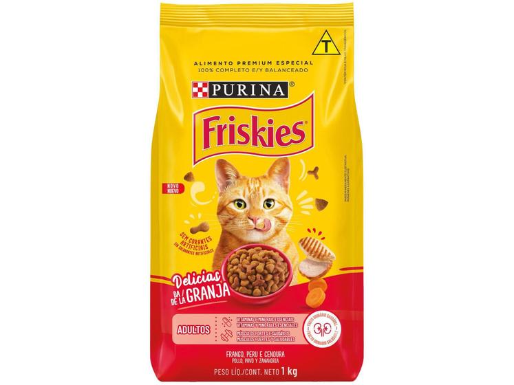 Imagem de Ração Premium para Gato Friskies - Frango Adulto 1kg
