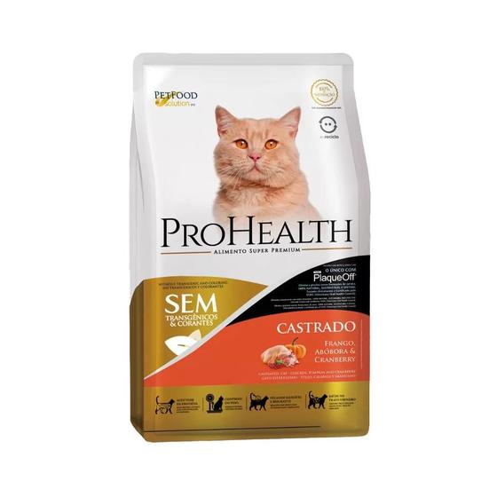 Ração Pro Health Gatos Castrados Frango 1kg PET FOOD SOLUTION Ração