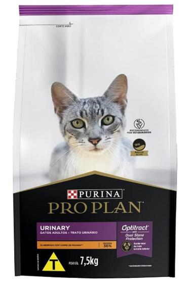 Imagem de Ração Pro Plan Urinary Para Gatos Adultos Sabor Frango E Arroz 7,5Kg Sabor Frango