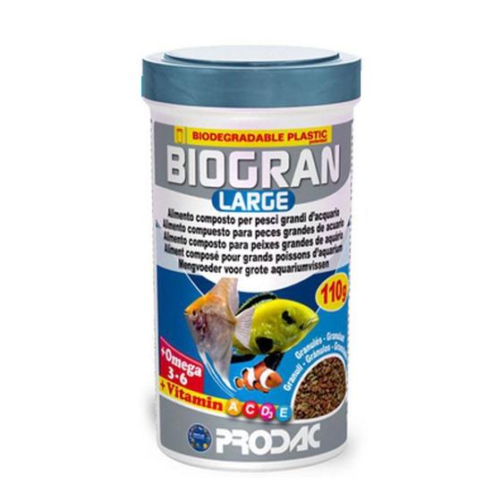 Imagem de Ração PRODAC BIOGRAN LARGE 110G Peixe Grande