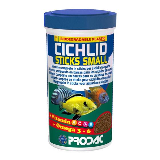 Imagem de Ração Prodac Cichlid Sticks Small 90G - Ciclídeos Pequenos