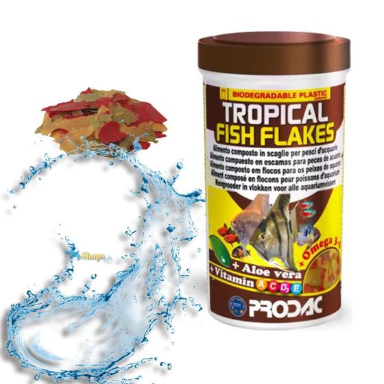 Imagem de Racao prodac tropical fish flakes  50g