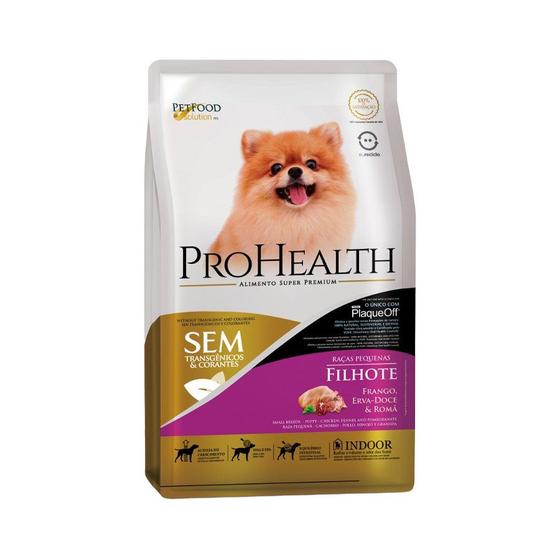 Imagem de Ração ProHealth para Cães Filhotes de Porte Pequeno Sabor Frango - 2,5kg