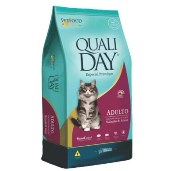 Imagem de Ração qualiday cat salmao e arroz gato adulto 10,1kg