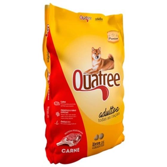 Imagem de Ração Quatree Adulto Sabor Carne Todas as Raças 20 kg