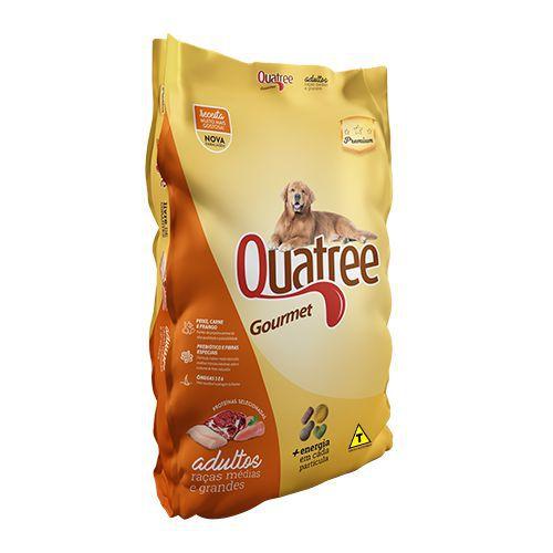 Ração Quatree Gourmet Adultos Raças Médias E Grandes 25kg Menor preço em Ração Quatree Gourmet Adultos Raças Médias E Grandes 25kg