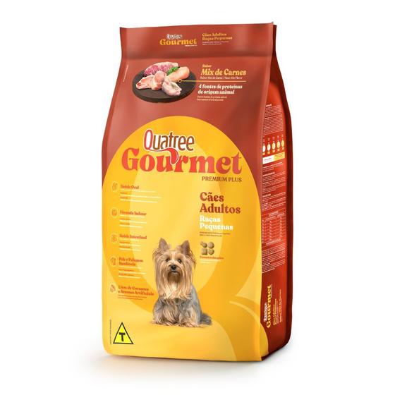 Imagem de Ração Quatree Gourmet para Cães Raças Pequenas 10.1kg