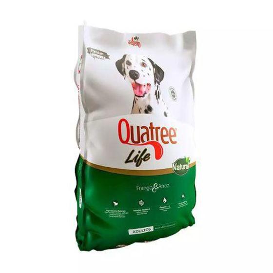 Imagem de Ração Quatree Life Adultos Raças Médias e Grandes Frango e Arroz - 15 Kg - Granvita