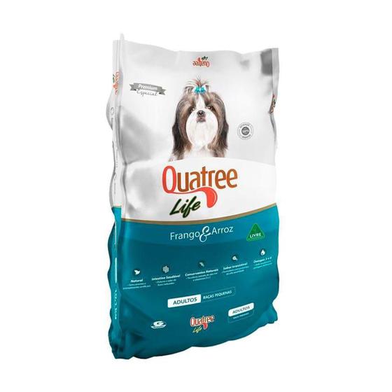 Ração Quatree Life Cães Adultos Raças Pequenas Frango e Arroz é boa?