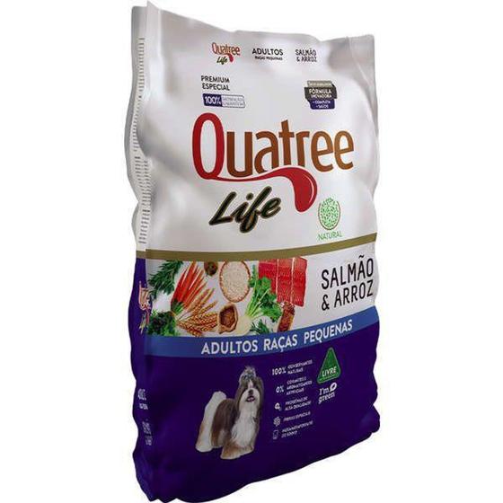 Ração Quatree Life Cães Adultos Raças Pequenas Salmão e Arroz é boa?